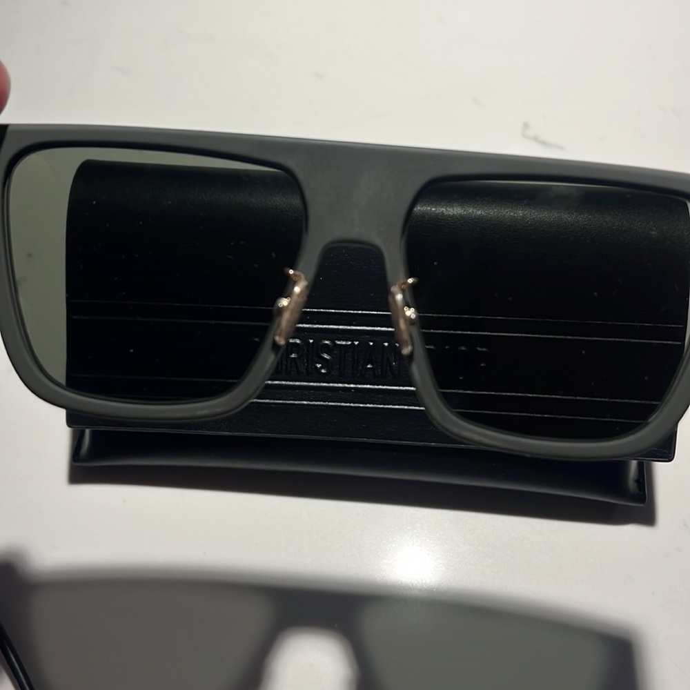 DIOR Matte Army Green. Oversized Sunglasses with black lenses. RARE - Picture 3 of 9